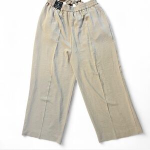 ✨NWT Jules & Leopold Cream Trousers with Elastic Waist